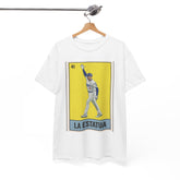 Freeman La Estatua Loteria Card Tee Shirt - Unisex Heavy Cotton Casual Fit